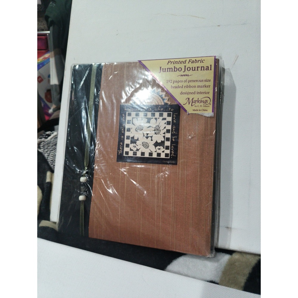 Markings By CR Gibson Jumbo Printed Cloth Fabric Cloth Journal New 192 Pages